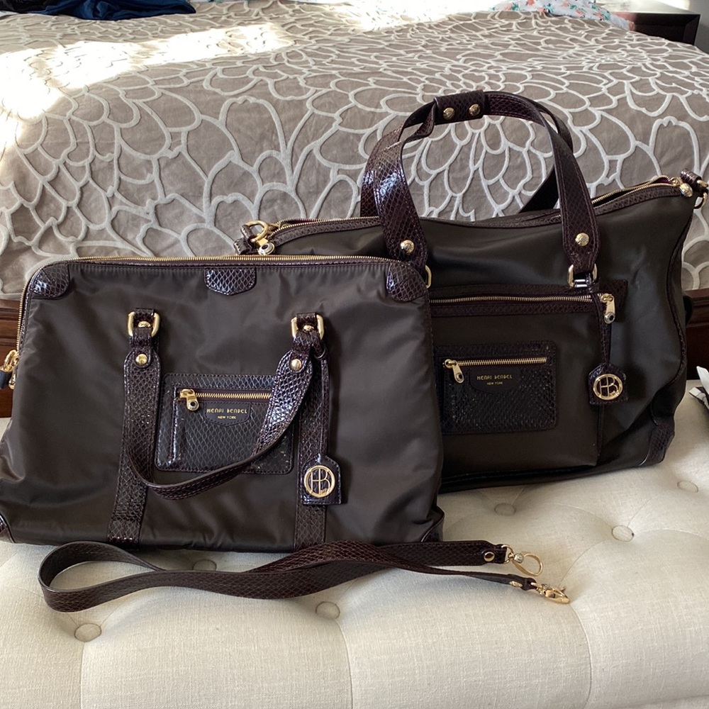 Henri Bendel luggage - weekender set!